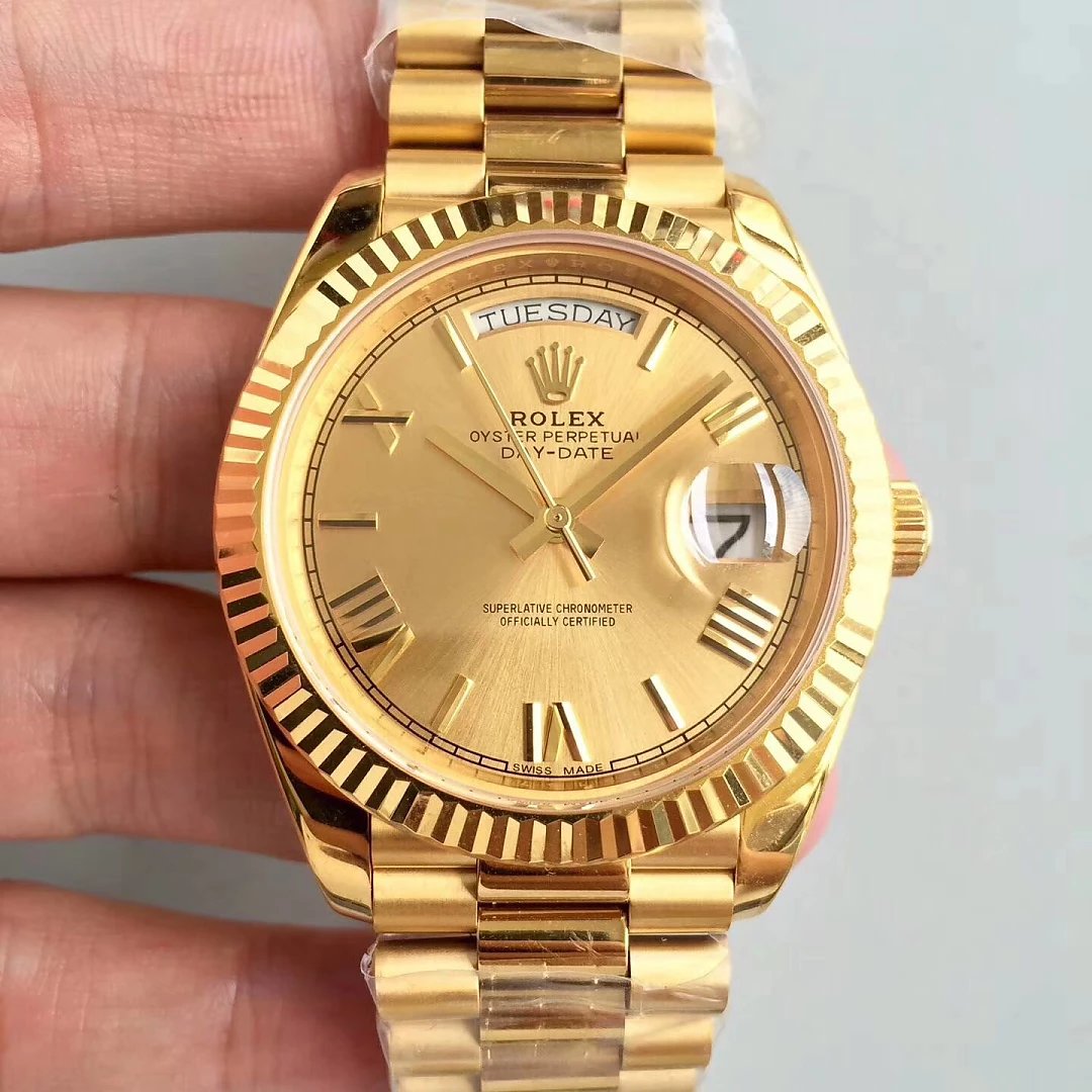 40mm Yellow Gold Rolex Day-Date Replica